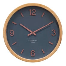 50cm Priscilla Pine Wood Wall Clock